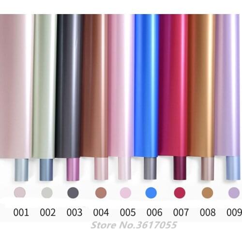 New 20pcs Flower Packaging Paper Double Color Waterproof Gift Wrapping Paper Bouquet Florist Supplies Wedding Decor 59x59cm