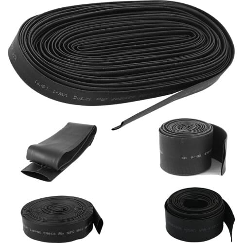 10m Polyolefin Heat Shrinkable Tube Sleeving 2:1 Shrink Ratio dia 7mm