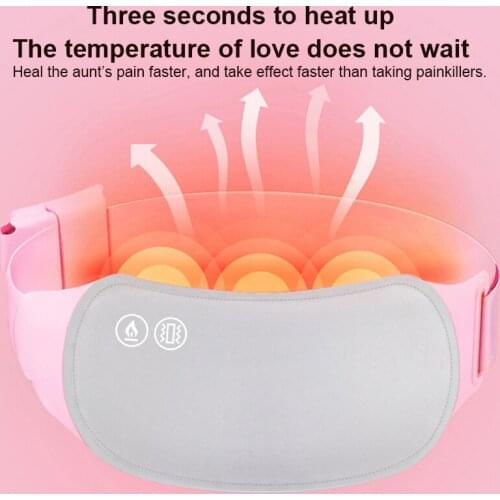 Warm Palace Belt With Charging Treasure Heating Belt Abdominal Massage Artifact Palace Physiotherapy Hot Compress Belts Relax