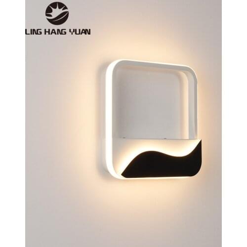 Bedroom Bedside Light Indoor Home Wall Lamp Nordic Corridor Aisle TV Background Wall LED Light Living room Wandlamp AC110V 220V