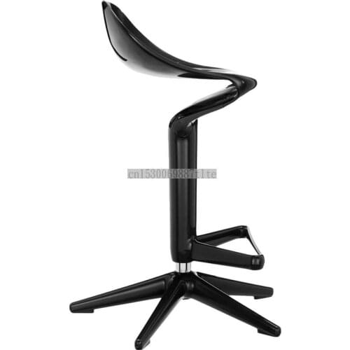Nordic Bar Chair Spoon Creative Rotary Bar Stool Simple Front Desk Chair Telescopic High Stool Lift Home Bar Chair