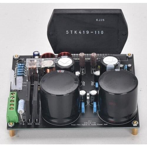 STK419-110 50W*2 Stereo Power Amplifier Board 6Ohm Sanyo Thick Film Class H For HiFi Home Audio Diy