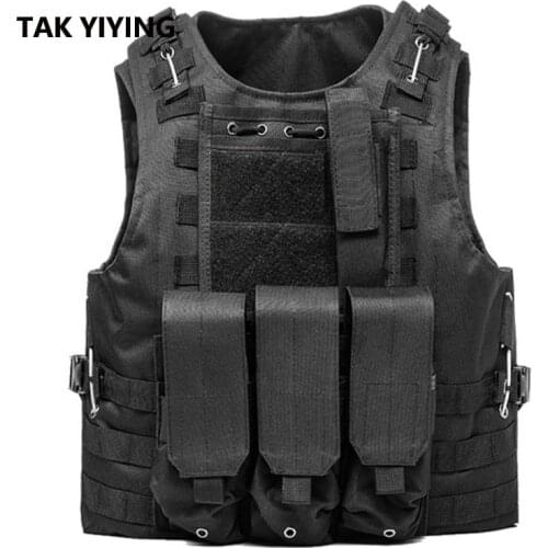 TAK YIYING Hunting Military Airsoft MOLLE Nylon Combat Paintball Tactical Vest CS Outdoor Products