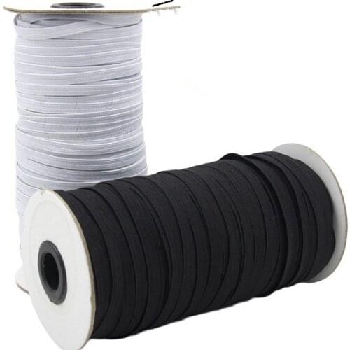 Knitted Elastic Webbings Clothes Accessories Craft Strap String ropes Jewelry Cords Elastic Rubber Rope 3mm 4mm 5mm 6mm 7mm 8mm