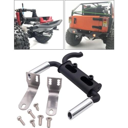 Exhaust Pipe Fits SCX10 -4 RC Crawler Car Upgrades Parts Accessories