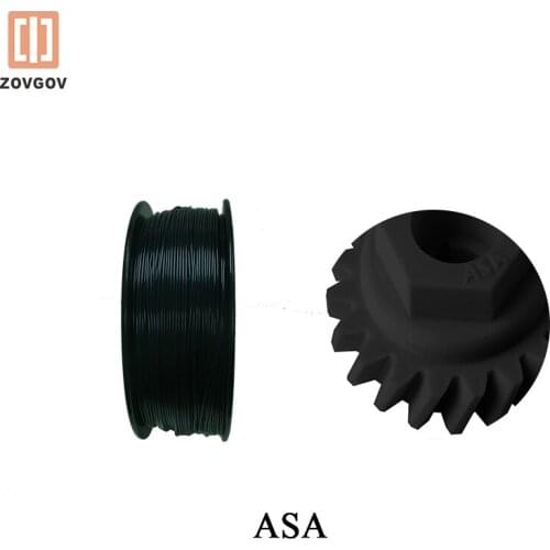 ZOVGOV ASA 3D Filament 1.75mm Impressoras Laser 1kg /Plastic Spool Fila Consumables Material UV Resistance