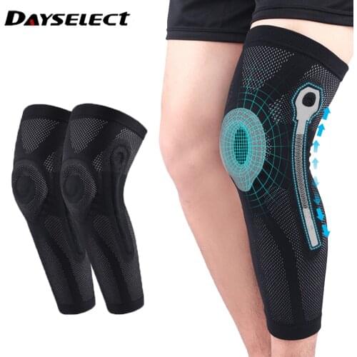1Pcs Protection Compression Calf Leg Sleeve Cycling Legwarmers Sport Safety Running Legging Soccer Knee Support Sleeve KneePad
