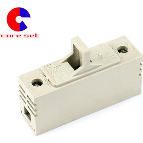 2 pieces/Lot 10X38mm Insurance Tube Socket Fuse Holder Mount Fuse Holder High Quality Fuse For R105 Ceramics Fuses