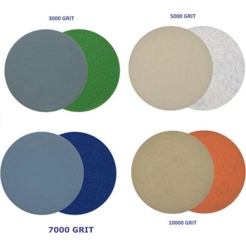 20pcs Sand Paper Hook Loop 3 Inch 3000 5000 7000 10000Grit Waterproof Sanding Discs Parts Angle Grinder Power Tools Accessories