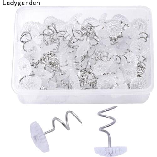 250PCS Straight Pins Clear Fabric Twist Pins Couch Chair Car Sofa Headliner Repair Loose Drapery Craft DIY Locating Pins