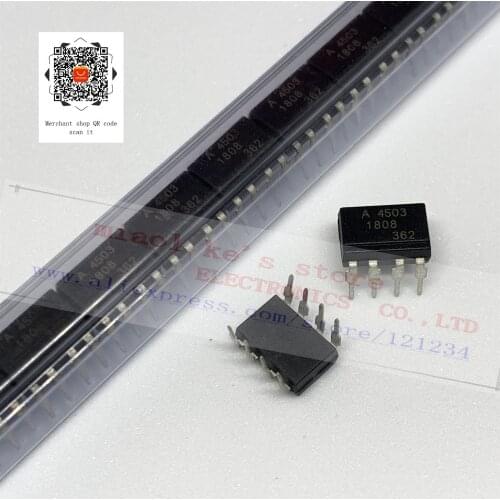 [ 5pcs/1lot or 10pcs/1lot ]100%New original: HCPL-4503-000E HCPL-4503 HP4503 A4503 A 4503 - OPTOISOLATOR 3.75KV TRANS 8-DIP