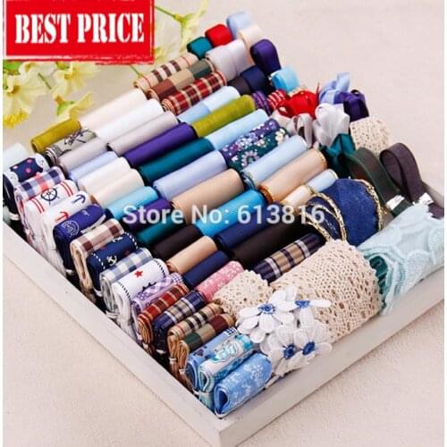 82 Yards Navy College Series Printed Grosgrain Satin Ribbon Set Mixed Webbing Decoration Tapes DIY Hairbow Accessories