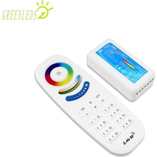LED RGBWC Color Wireless Controller 2.4G 8Zone 20A Touch Remote LED Controller JM-Z8-RGBWC with High Quality 3 Years Warranties