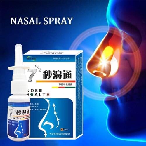 20ml Chinese Traditional Medical Herb Spray Nasal Spray Rhinitis Treatment Nose Care Chronic Rhinitis Sinusitis Spray medicines