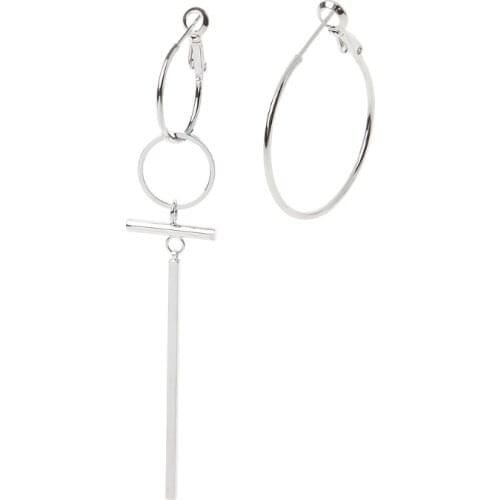 Korean Bangtan Boys Album V DNA Drop Earrings Irregular Geometric Jewelry