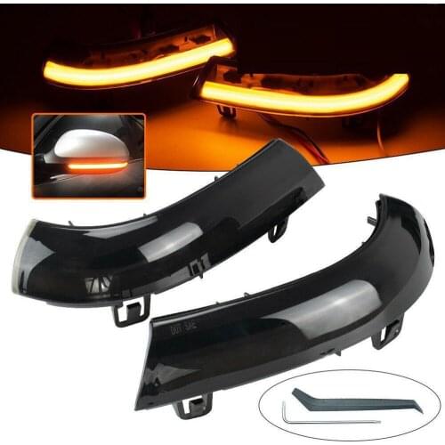 Car Wing Mirror Led Indicator Turn Signal Light For Vw Mk5 Golf Passat Eos Jetta Auto Water Blink Dynamic Side Mirror LED Lamp