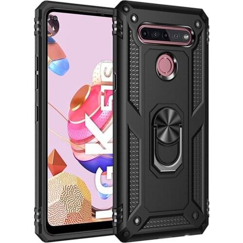 Metal Armor Shockproof Phone Case For LG stylo 5 6 7 K51s K22 K92 K61 K51 K50s Aristo4 K40 aristo2 SKickstand Protection Case