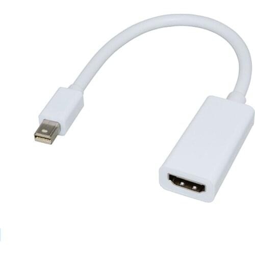 Mini Display Port to HDMI Cable Thunderbolt HDMI Converter Mini DP to HDMI Cable Adapter 1080P
