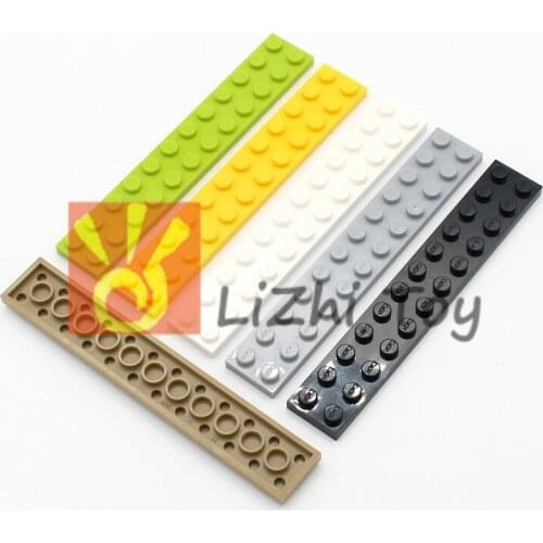 MOC Plate 2x12 2445 DIY Enlighten Classic Building Block Bricks Compatible with All Brand Particles Toy