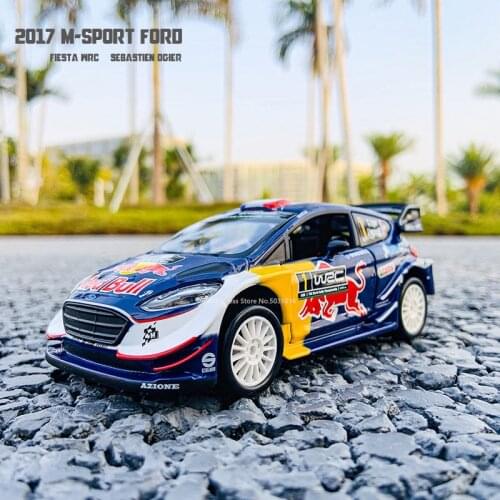 Bburago 1:32 2017 M-Sport Ford #1 DS WRC DTM Rally Racing Alloy Model Car model Collecting gifts