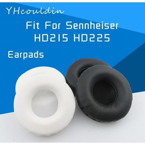 YHcouldin Earpads For Sennheiser HD215 HD225 Headphone Accessaries Replacement Leather