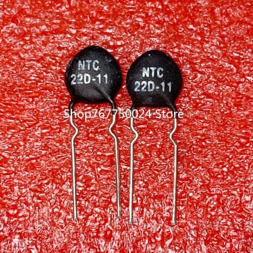 10PCS/LOT MF72 22D11 NTC 22D-11 11MM DIP-2 Thermal Resistor New orginal