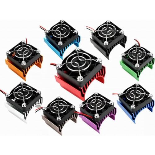 540/550/3650 Motor Heat Sink 36mm Diameter Motor Radiator/Cooler with Ball Bearing Fan for RC Model Car Modified Parts