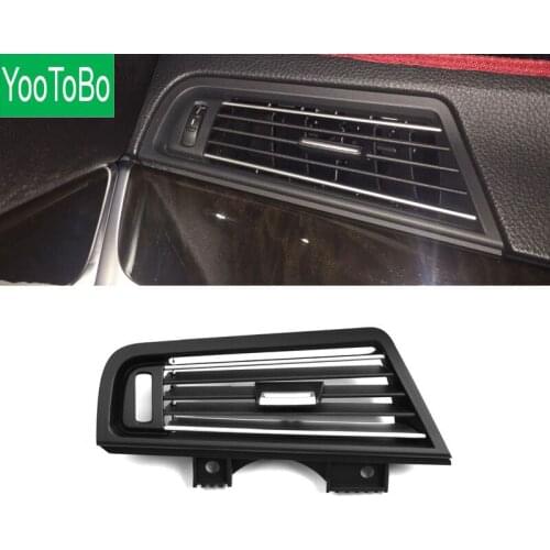 RHD Right handle Drive Front Row Wind Left Air Conditioning Vent Outlet Panel Chrome Plate For BMW 5 Series F10 F18
