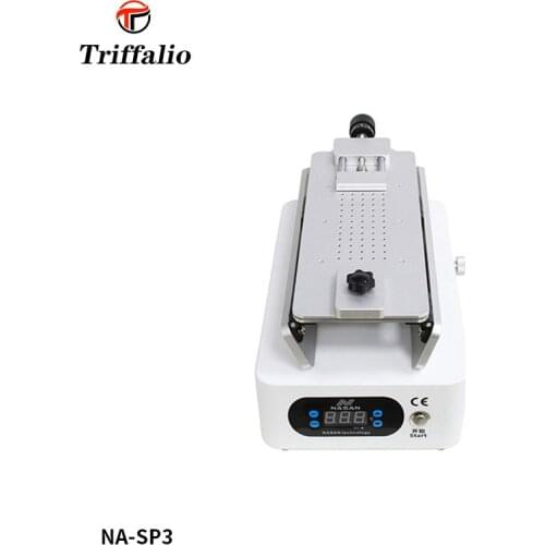 Triffalio inside pump separator machine, NASAN model SP3 separator machine, within 13inches screen for mobile phone glass remove