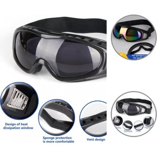 Useful Snow Glasses Comfortable to Wear Widely Applied Multi-purpose Adjustable Strap Snow Ski Glasses