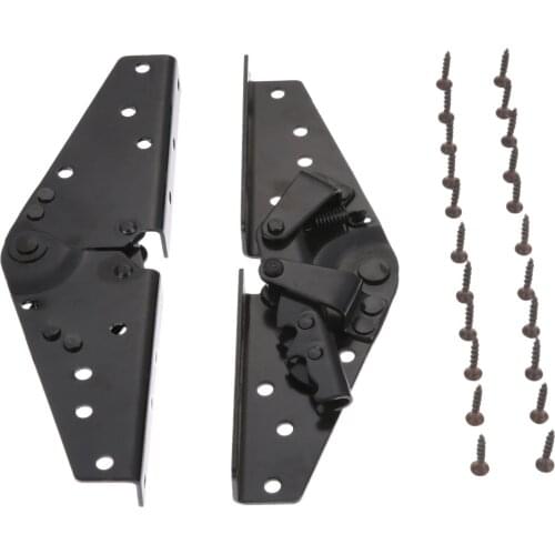 1pair Furniture Adjustable Position Angle Mechanism Hinge Hardware Sofa Bed Hinge Adjustable 3-Position Angle Mechanism