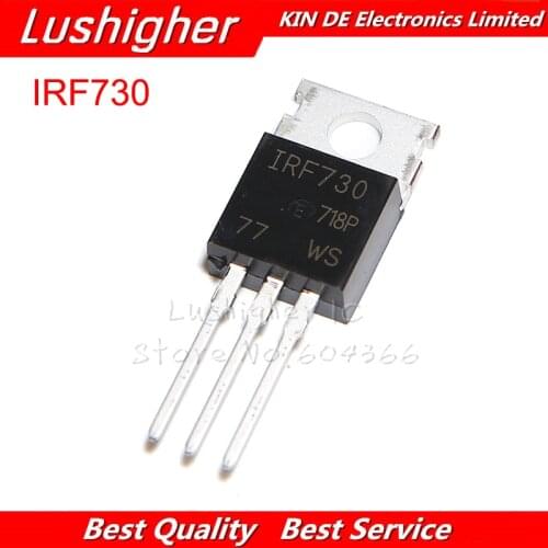 10pcs IRF730 TO-220 IRF730PBF TO220 MOSFET N-Chan 400V 5.5 Amp TO-220 Original