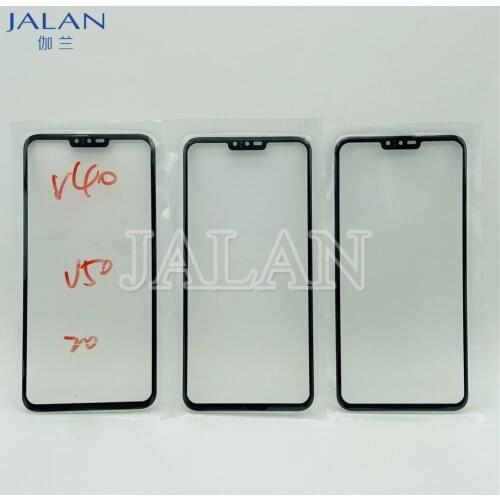 2PCS Front Glass For LG V40 LCD Display Broken Glass Panel Replace Repair Phone Parts Change