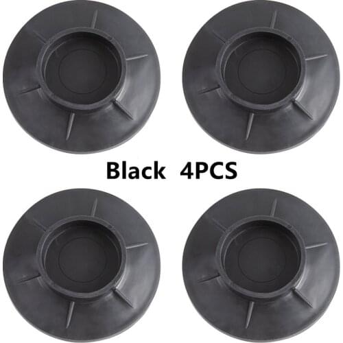 4Pcs Washing Machine Feet Pads Floor Mat Rubber No-slip Shockproof Refrigerator Office Chair Furniture Protector Roller Feet Mat