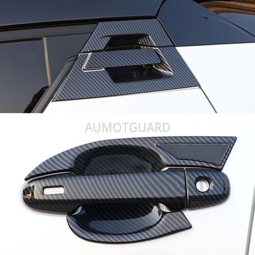 Car ABS Chrome Handle Protective Cover Door Handle Outer Bowls Trim For Toyota CHR C-HR 2016 2017 2018 2019 2020 Car Accessories