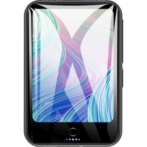 JWD Digital Touch Screen Bluetooth MP3 Player Support SD Card 32GB FM Recorder Time display