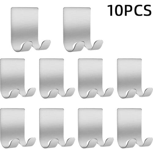 Affordable 5/10PCs 304 stainless steel Razor Holder Set Strong Load-bearing Storage Rack For Mens Shaving Shaver Shelf Bathroom