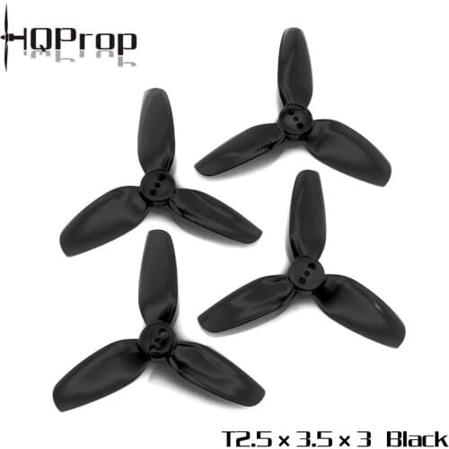 HQPROP T2.5X3.5X3 2535 3-Blade PC Propeller for RC FPV Racing Freestyle 2.5Inch Toothpick Cinewhoop Drones 1104 1106 1204