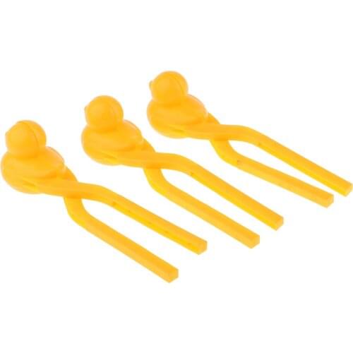 3 Pieces Snowball Maker Fight Snow Ball Clamp Clip Tool Thick Durable Plastic