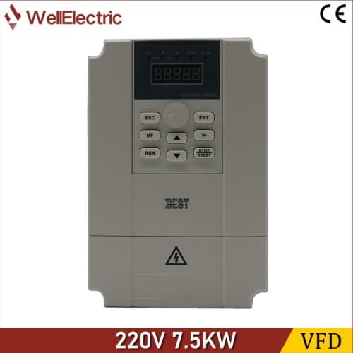 BEST VFD Inverter 220V 7.5KW for Woodworking Engraving Machine