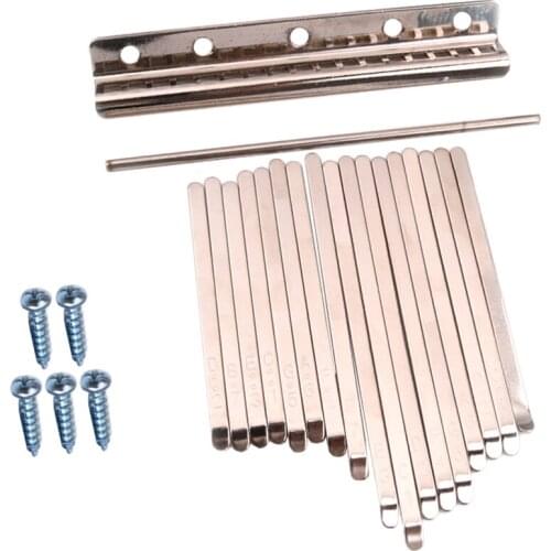 MagiDeal Musical Steel Keys for 17 Note Kalimba African Mbira Thumb Piano Finger Percussion