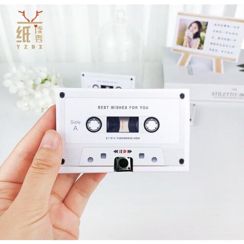 Recording Chip Music Box Greeting Card ValentineS Day Confession Creative Gift Audio Message By Yourself Keep Every Life