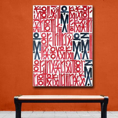 Fashion Abstract Canvas Art Retna Street Graffiti Canvas Painting For Living Room Home Decor Oil Painting On Canvas Wall Art