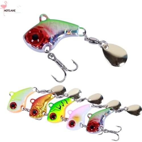 New Arrival Minnow Fishing Lure Easy Shiner Chatter Bait for Fishing 7g Metal Road Sub Bait Bearking Hooks Fishing Tackle
