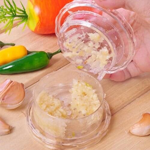 Manual Garlic Masher Glass Bottle Food Spice Chopper Garlic Ginger Press Crusher Squeezer Fruit Vegetable Tool Kitchen Gadgets