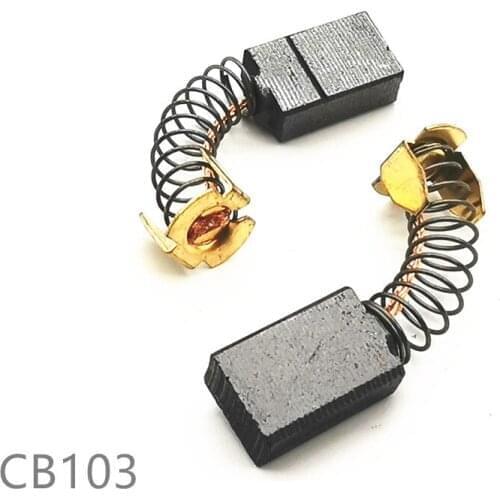 Carbon Brushes CB-103 replace for MAKITA HR1800 HR1820 HR2010 HR2510 HR3520 HR3520B HK1800 HM0810 HM0810T CB-105 CB-103A CB-100A