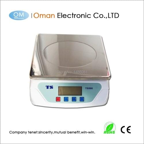 Oman-T500A 30kg/1g stainless steel Food Diet Grams postal scale balance scale