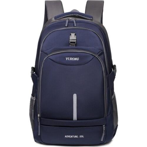 55L Mens Waterproof Backpack Travel Pack Sports Bag Pack Outdoor Rucksack Trekking Hiking Climbing Camping For Male 4151513