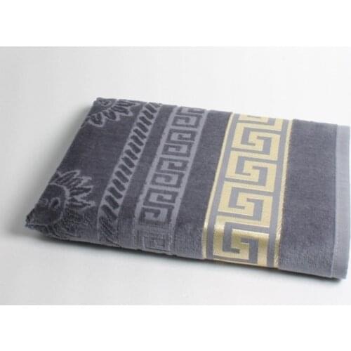 PREMIUM Greek Patterned Jacquard Bath Towel 70 X140 Size 1 Piece Beach Pool Spa Sports Fitness Home Towel Thick Towel 100% cotton