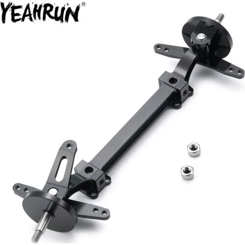 YEAHRUN Metal Front Axle Steering Rod Link Pole for 1:14 Tamiya Tractor Truck RC Car NEW Upgrade Parts